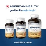 American Health, Super Papaya Enzyme Plus Chewable Tablets, 360 Count