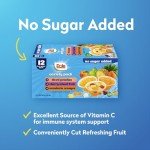 Dole Diced Peaches, Mandarin Oranges, and Cherry Mixed Fruit with No Sugar Added Variety Pack - Dole Fruit Bowls Snacks - 4 oz Bowls - 12 Pack