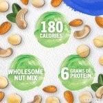 PLANTERS NUT-rition Wholesome Nut Mix, 7.5 oz Box (Contains 7 Individual Pouches) - Cashews, Almonds and Macadamias Snack Mix - No Artificial Flavors, No Artificial Colors, No Preservatives - Kosher