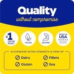 Enzymedica, GlutenEase Extra Strength, Maximum Potency Digestive Enzymes, Supports Gluten & Casein Intolerance, 30 Count