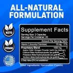 Herbtonics GLP-1 Support Supplement – Apple Cider Vinegar Capsules & Keto BHB | Keto Diet Pills for Women & Men | Supports Appetite & Metabolic Function | 60 Keto ACV Capsules