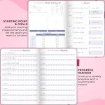 Clever Fox Fitness & Food Journal – Nutrition & Workout Planner for Women & Men – Diet & Gym Exercise Log Book with Calendars, Diet & Training Trackers - Undated, A5 Size, Hardcover (Fuchsia)