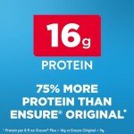 Ensure Plus DarkChocolate Nutrition Shake | Meal Replacement Shake | Ready To Drink | 16g Protein and 27 Vitamins and Minerals | 8 fl oz - 24 Pack