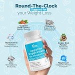 DR VITAMIN SOLUTIONS Appetite Suppressant for Weight Loss - Pills for Women w/Garcinia, Ginger Root, Guarana - Fat Burners, Metabolism Booster for Women & Men - Weight Loss Supplements - 60 Capsules