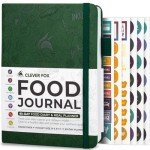 Clever Fox Food Journal Pocket - Daily Food Diary, Meal Planner to Track Calories & Nutrients, Weight Loss Tracker Notebook, 4x5.5” (Forest Green)