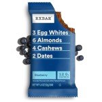 RXBAR Protein Bars, Protein Snack, Snack Bars, Blueberry, 9.1oz Box (5 Bars)