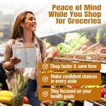 Fodlist Diabetes Food List Chart. Diabetic Grocery & Shopping Laminated List with Glycemic Index for Meal Planning, & Healthy Nutrition that Supports Blood Sugar Control and Diabetes Management.