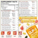 GLP-1 Supplement Berberine, GLP 1 Probiotic Gummies for Women and Men| Activates GLP-1 & AMPK| with Akkermansia Probiotic, Natural Berberine for Digestion & Gut, Energy, Sugar/Gluten Free - 90 Gummies