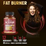 Premium Weight Loss Pills for Women, The Best Fat Burners for Women and Men, Energy Pills, High Potency with Green Tea Extract 98%, 2 Months Supply