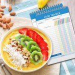 2-Pack Food Journal Diaries – Spiral-Bound (5.5" x 8.5"), 50 Double-Sided Pages for Tracking Calories, Carbs, Protein, Fat, Macronutrients, and Eating Habits, Perfect for Healthy Eating Goals