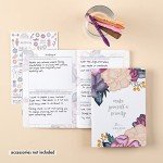 Erin Condren 6 Month Wellness Log Planner, Edition 5 - Watercolor Bouquet, Weekly Logs for Workout, Sleep, Water Intake and Food Goal Tracker Portable Size Petite Planner