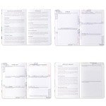 Erin Condren 6 Month Wellness Log Planner, Edition 5 - Watercolor Bouquet, Weekly Logs for Workout, Sleep, Water Intake and Food Goal Tracker Portable Size Petite Planner