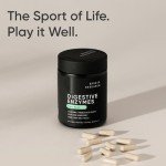 Sports Research Digestive Enzymes with Probiotics & Ginger - Plant Based for Dairy, Protein, Sugar & Carbs - Non-GMO Verified & Vegan Friendly (90 Veggie Capsules)