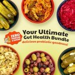 Olive My Pickle Fermented Sauerkraut Organic, Olives & Kimchi | 6 Pack of Carrot & Dill, Red & Ginger Sauerkraut, Garlic & Kosher Dill Pickles, Classic Kimchi & Greek Olive Mix | Sauerkraut Packets
