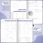 Clever Fox Fitness & Food Journal PRO – Daily Workout & Meal Planner for Women & Men – Exercise & Weight Loss Diary Notebook, 7.3x10.4” (Mystic Blue)
