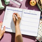 Clever Fox Fitness & Food Journal PRO – Daily Workout & Meal Planner for Women & Men – Exercise & Weight Loss Diary Notebook, 7.3x10.4” (Mystic Blue)