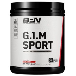 BARE PERFORMANCE NUTRITION, BPN G.1.M Go One More Sport, Endurance Training Fuel, Superior Carbohydrate & Electrolytes Powder Formula, Reduce Fatigue, Fruit Punch, 25 Servings