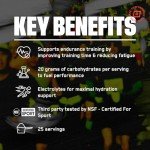 BARE PERFORMANCE NUTRITION, BPN G.1.M Go One More Sport, Endurance Training Fuel, Superior Carbohydrate & Electrolytes Powder Formula, Reduce Fatigue, Fruit Punch, 25 Servings