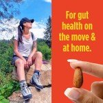 Philosopher Foods Gut Nuts - Fermented Almonds for Gut Health - Tangy, Umami, & Salty Flavors - Super Crunchy Low Carb Keto Snacks - Low Sugar Prebiotic & Postbiotic Almond Snacks - 3oz Pouch (6 Pack)