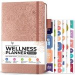 Legend Wellness Planner & Food Journal Pocket – Daily Diet & Health Journal with Weight Loss, Measurement & Exercise Trackers – Lifestyle & Nutrition Diary – Lasts 6 Months, 3.9x6.3″ – Rose Gold