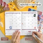 Legend Wellness Planner & Food Journal Pocket – Daily Diet & Health Journal with Weight Loss, Measurement & Exercise Trackers – Lifestyle & Nutrition Diary – Lasts 6 Months, 3.9x6.3″ – Rose Gold