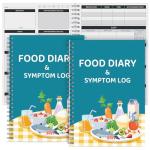 Dianelhall 2 Pcs Food Journal 5. 8 x 8. 3'' Food Diary and Journal Symptoms Tracker, Keep Healthy Symptom Logs for Women Men Weight Loss, Ibs, Diabetic, Allergies, Crohn's/Ibd