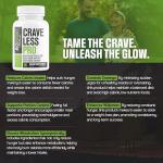 Crave Less MAX | Supports GLP-1 Pathway Function | Weight Loss Pills for Women | Fat Burner to Boost Metabolism, Carb Blocker | 7 Backed Ingredients | 3rd Party Tested - 60 Pills for Adults