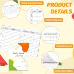 5 PCS Food Tracker Journal Mini 3X4 Inch Small Calorie Tracker Notebook Weekly Meal Planner Notebook Calorie Counter Book Food Journal for Weight Loss Women Calorie Counter Log Book for Meal (5)