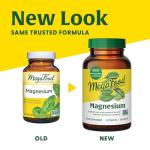 MegaFood Magnesium - Supports heart & nervous system - Magnesium Supplement with fermented Magnesium Glycinate - Vegan, Gluten-Free, Non-GMO and Kosher - Made Without 9 Food Allergens - 90 Tabs