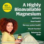 MegaFood Magnesium - Supports heart & nervous system - Magnesium Supplement with fermented Magnesium Glycinate - Vegan, Gluten-Free, Non-GMO and Kosher - Made Without 9 Food Allergens - 90 Tabs