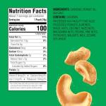 Emerald Nuts Roasted and Salted Cashews 7ct (1-Pack), 100-Calorie Individual Packs, Kosher Certified, Non-GMO, Contains No Artificial Preservatives, Flavors or Synthetic Colors