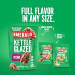 Emerald Nuts Roasted and Salted Cashews 7ct (1-Pack), 100-Calorie Individual Packs, Kosher Certified, Non-GMO, Contains No Artificial Preservatives, Flavors or Synthetic Colors