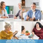 Set 3 Mediterranean Diet Chart Food List 2025, Mediterranean Ingredient Meal Plan, Serving Sizes Calories Net Carbs, Weight Loss Diet, Diabetes-Friendly, Heart Healthy, Easy Recipes for Beginners