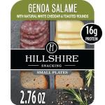 Hillshire Snacking Small Plates, Genoa Salami and White Cheddar Cheese, Single Serve, 2.76 Oz