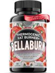Bellaburn - Thermogenic Fat Burner w. CLA, Weight Loss Pills for Women, Garcinia, Gymnema, Chromium, Cinnamon, Flat Tummy, Belly, Waist Trimmer, Bloating, Diet Pills, Appetite Suppressant, 90cps USA
