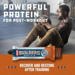 CLIF BUILDERS Protein Bar - Chocolate Peanut Butter Flavor - 20g Plant Based Protein - Gluten Free - Non-GMO - Low Glycemic - No Artificial Sweeteners - 2.4 oz.