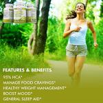 Slim Heat 100% Pure Garcinia Cambogia Extract with 95% HCA - Manage Food Cravings - Best Carb Blocker for Women & Men - Max Strength Garcinia Cambogia Raw Diet Pills Made in USA - 60 Veggie Capsules