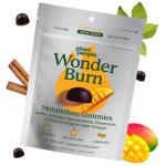 Plant People WonderBurn Metabolism & Cravings Control Gummies, Zero Sugar, Ripe Mango Flavor (60 Count)