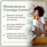 Plant People WonderBurn Metabolism & Cravings Control Gummies, Zero Sugar, Ripe Mango Flavor (60 Count)