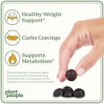 Plant People WonderBurn Metabolism & Cravings Control Gummies, Zero Sugar, Ripe Mango Flavor (60 Count)