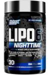 Nutrex Lipo 6 Nighttime Fat Burner | Melatonin Sleep Aid & Weight Loss Diet Pills for Men and Women | Night Time Metabolism Booster Appetite Suppressant | 30 Servings (1)