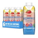 Carnation Breakfast Essentials Ready-to-Drink, Creamy Strawberry, 8 FL OZ Bottle (Pack of 6)