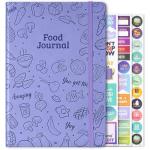 Food Journal - Journal for Women Weight Loss, 5.8" x 8.3", 6 Months Meal Planner to Count Calories Health Journals for Women/Men, Keep Healthy Diet & Achieve Fitness Goals - Purple