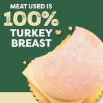 Oscar Mayer Bites Natural Slow-Roasted Turkey, White Cheddar & Cracker Trio Meat & Cheese Snack Plate, 3.3 oz Tray