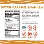 Rip Van Wafels Dutch Caramel & Vanilla Stroopwafels, Healthy Snacks, Non-GMO, Low Calorie, Low Sugar (3g), Office Snacks, Keto Friendly, 12 Count