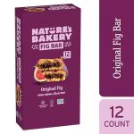 Nature’s Bakery Whole Wheat Fig Bars, Original Fig, Real Fruit, Vegan, Non-GMO, Snack bar, 1 box with 12 twin packs (12 twin packs)