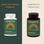 Akkermansia Probiotic for Appetite & Craving Control | Increases GLP-1 & Boosts Healthy Weight | 60 Day Supply | Made in USA | Bacillus Coagulans, B2, D3 & Chromium | SIBO Friendly, Vegan, Gluten Free