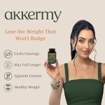 Akkermansia Probiotic for Appetite & Craving Control | Increases GLP-1 & Boosts Healthy Weight | 60 Day Supply | Made in USA | Bacillus Coagulans, B2, D3 & Chromium | SIBO Friendly, Vegan, Gluten Free