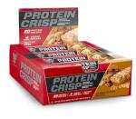 BSN Protein Bars - Protein Crisp Bar by Syntha-6, Whey Protein, 20g of Protein, Gluten Free, Low Sugar, Peanut Butter Crunch, 12 Count