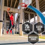 BSN Protein Bars - Protein Crisp Bar by Syntha-6, Whey Protein, 20g of Protein, Gluten Free, Low Sugar, Peanut Butter Crunch, 12 Count